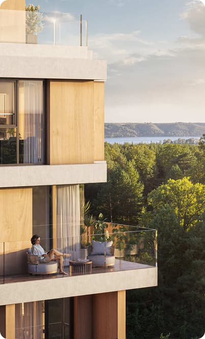 Жить в городе с видом на лес