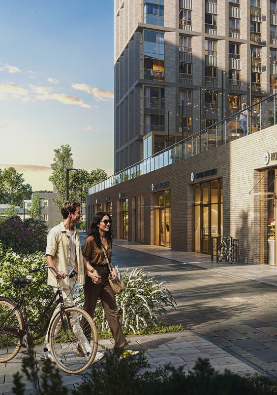 Бульвар внутри проекта