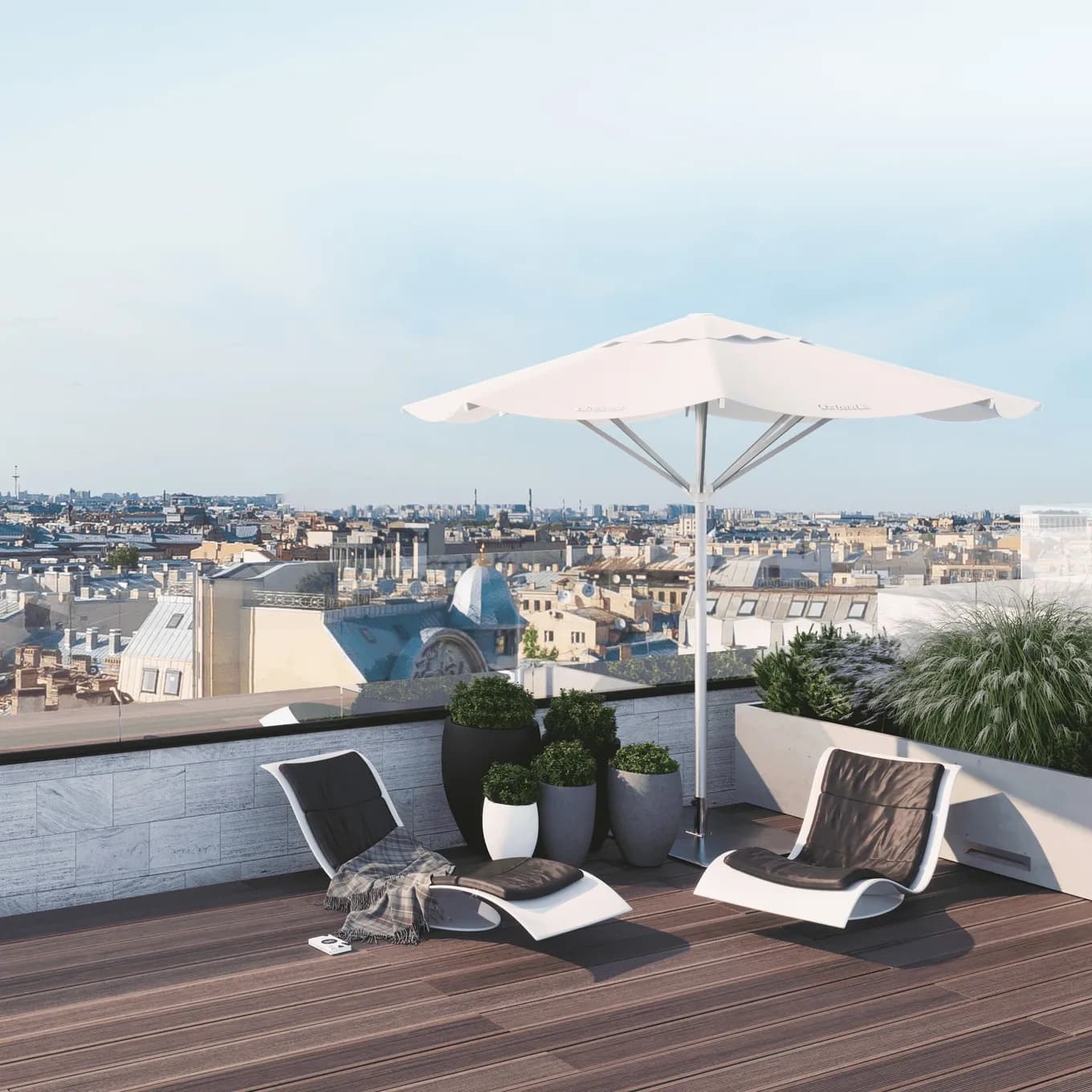 Терраса на крыше