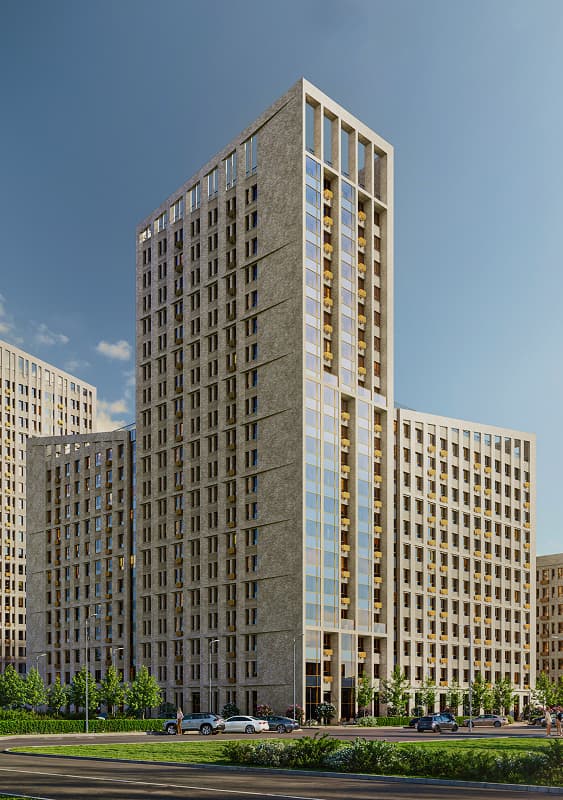 Архитектура в оттенках золотого песка