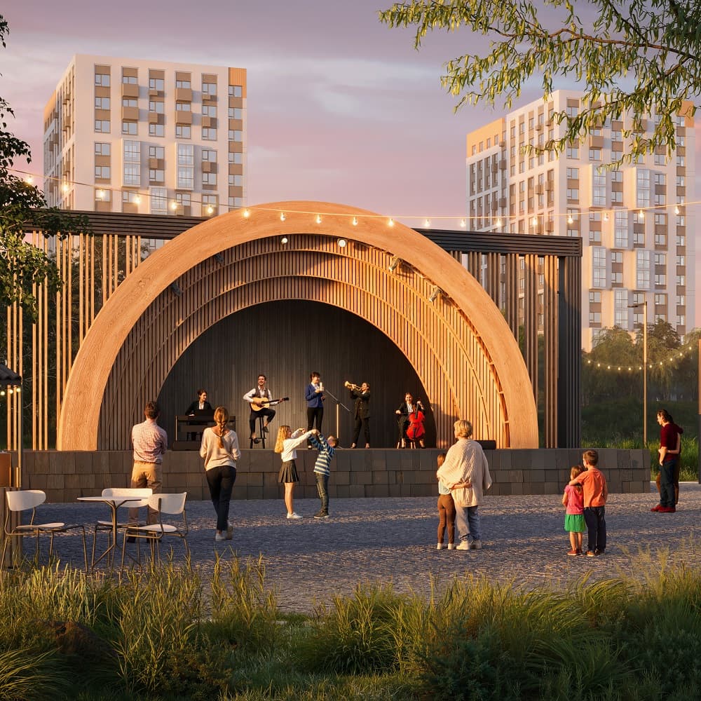 Парк как продолжение двора