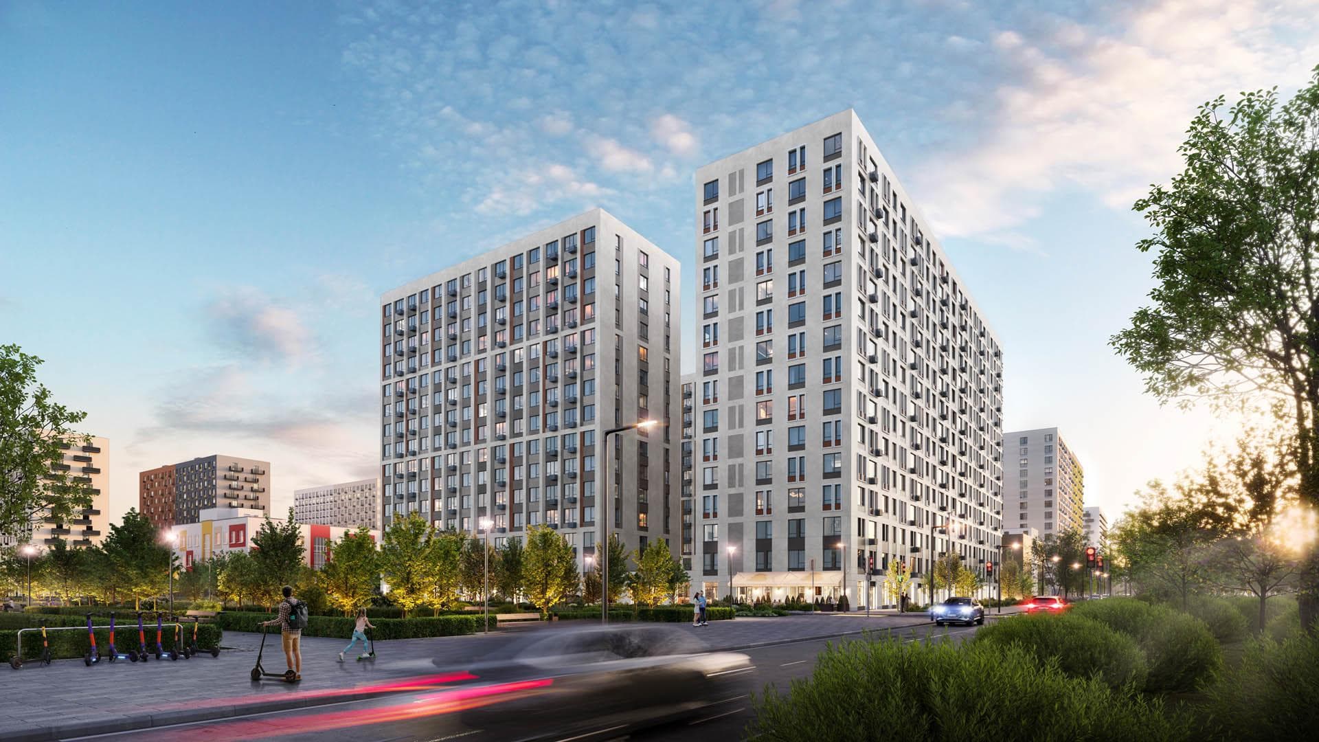 Лаконичная современная архитектура с увеличенными окнами