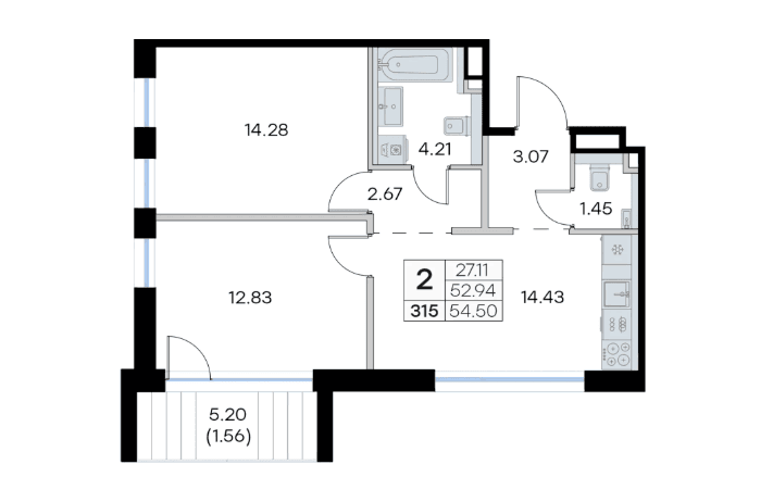 С видом на хвойный лес