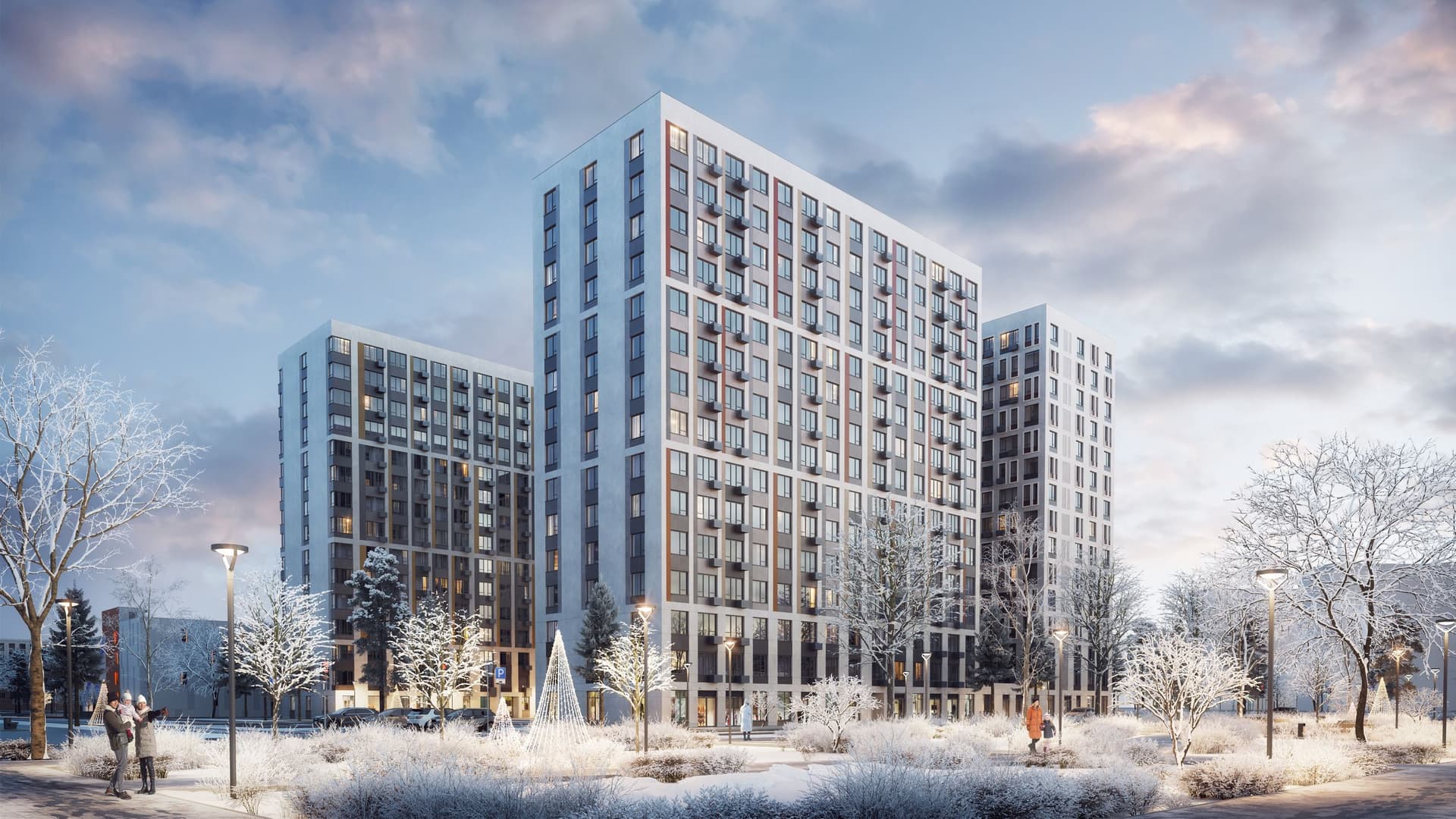 Лаконичная современная архитектура с увеличенными окнами