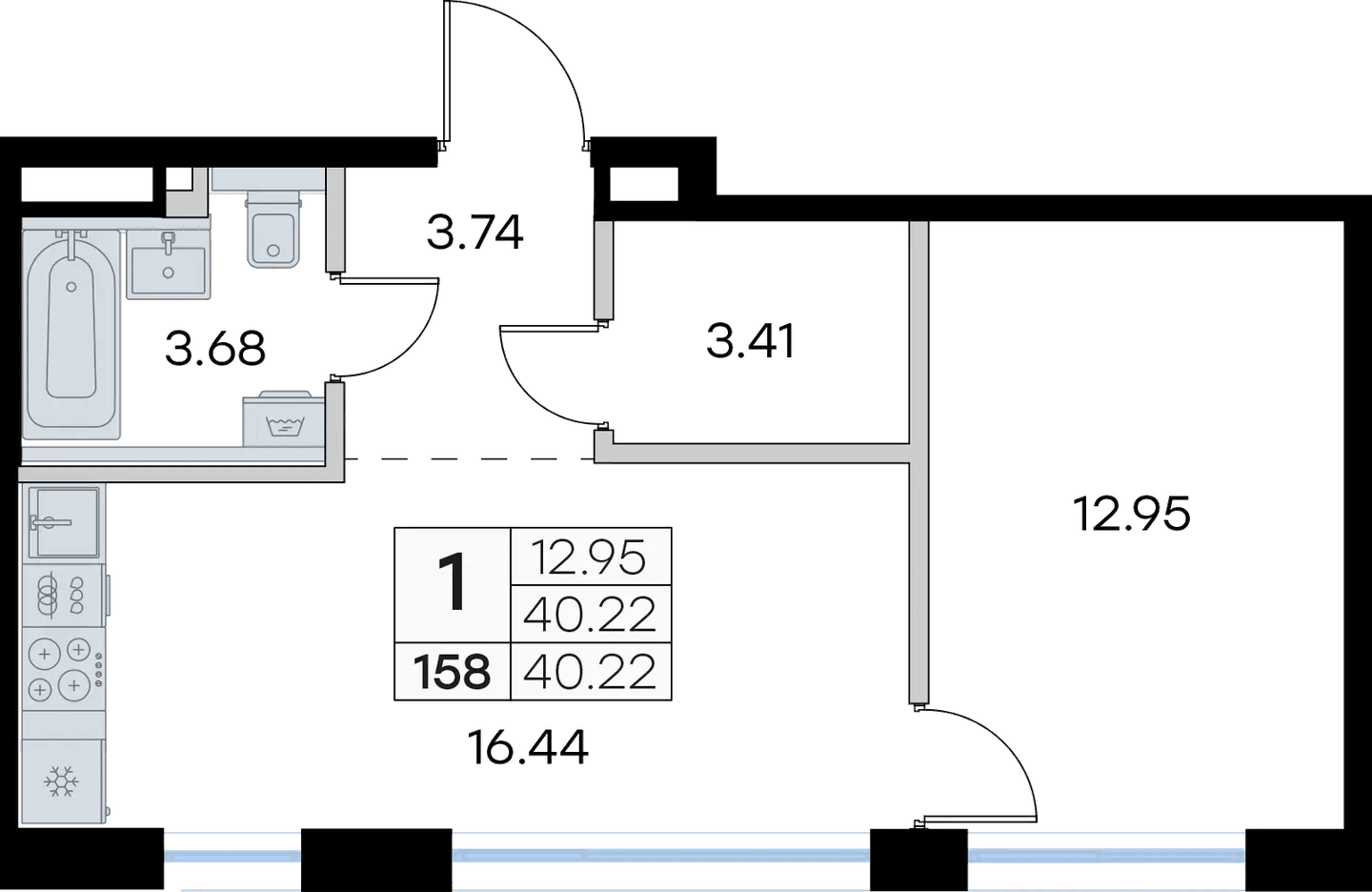 С гардеробной
